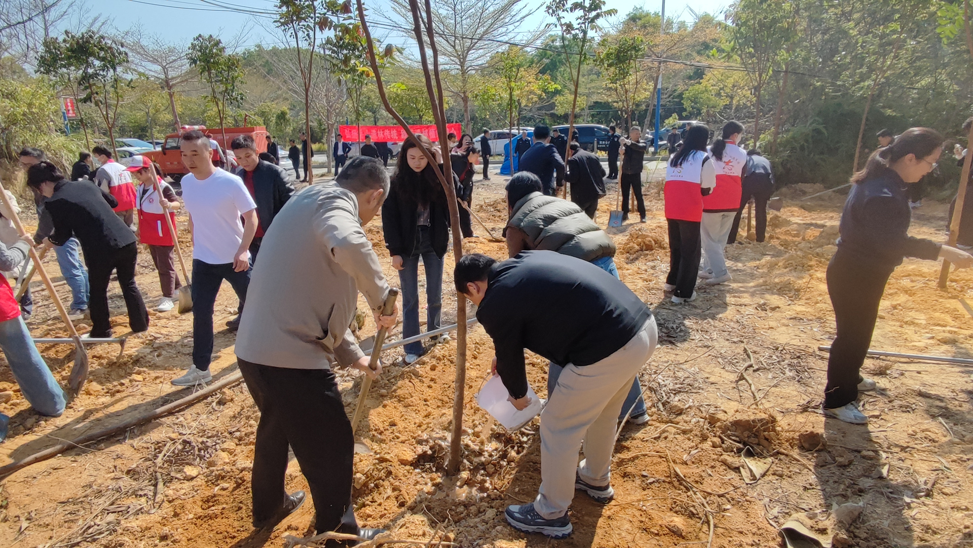 春日添新绿  检心系乡村——我市两级检察院到挂钩帮扶乡镇开展义务植树活动